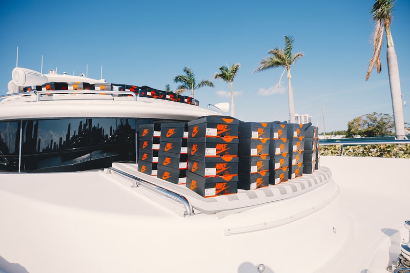 Social Status Air Jordan 1 Rust Pink Igloo Yacht Pop-up Release Art Basel Miami