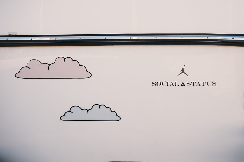 Social Status Air Jordan 1 Rust Pink Igloo Yacht Pop-up Release Art Basel Miami