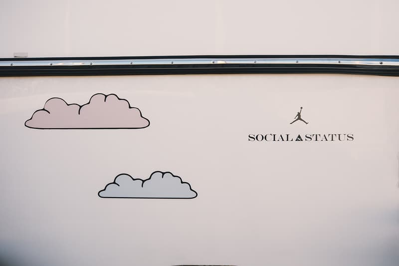 Social Status Air Jordan 1 Rust Pink Igloo Yacht Pop-up Release Art Basel Miami