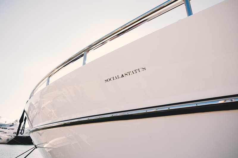 Social Status Air Jordan 1 Rust Pink Igloo Yacht Pop-up Release Art Basel Miami