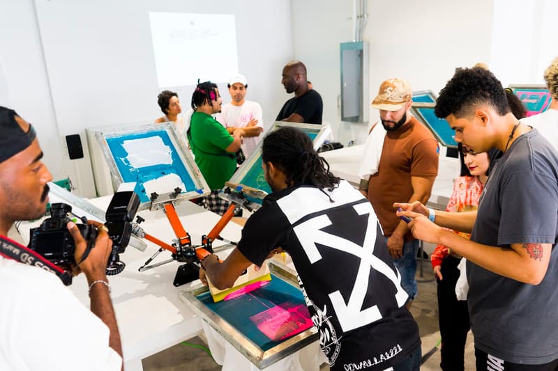 Social Studies Miami T-shirt Workshop Recap Virgil Abloh Heron Preston Angela Baque Art Basel Awake NY 