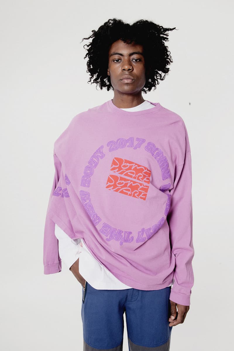 Some Ware Winter 2017 Editorial Union Los Angeles 2017 December 21 Release Date Info Cali Thornhill DeWitt Brendan Fowler asymmetrical pink red apron smock