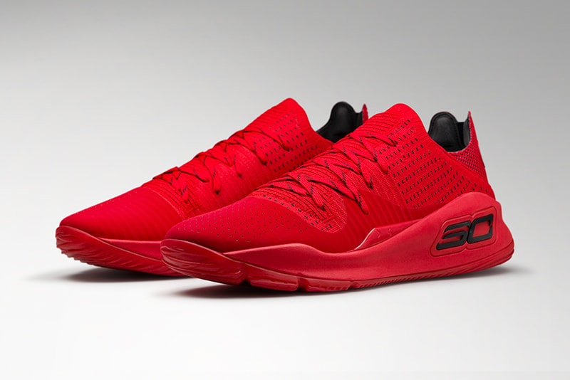 Under Armour Curry 4 Low Nothing But Nets Red Stephen Curry United Nations Malaria Campaign