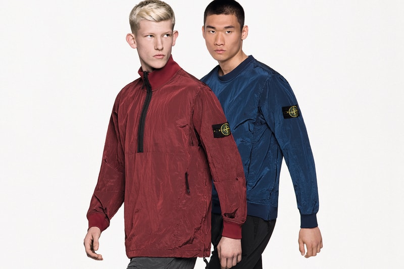 Stone Island Carlo Rivetti Nylon Metal Finish Fall/Winter 2017 Tank Shield Big Loom Jacquard
