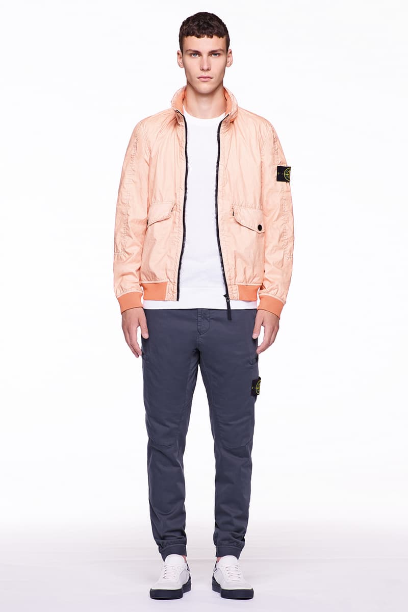 Stone Island Carlo Rivetti Marina Spring Summer 2018 Lookbook Outerwear Jackets Vests Pants