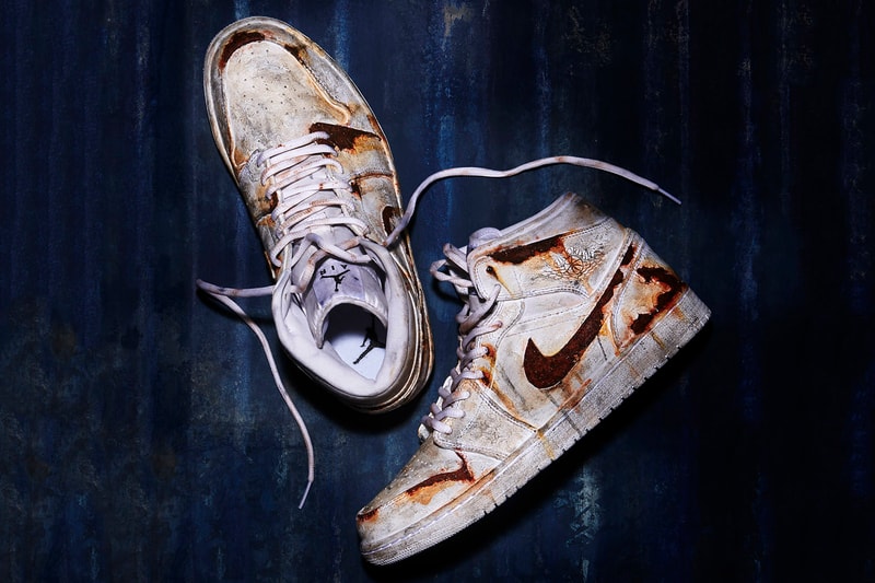 STuREET Accents Sneakers With Rust and Rhinestones