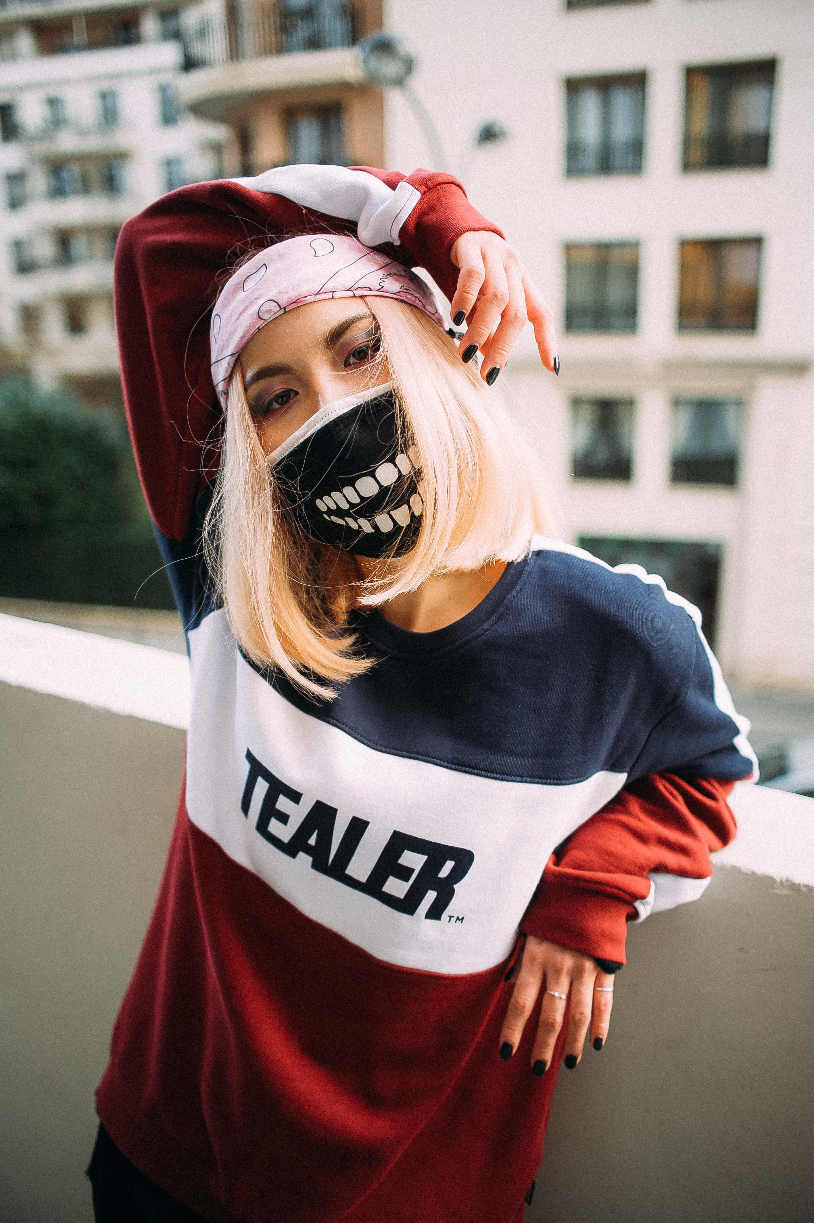 TEALER 2017 Fall Winter lookbook collection french paris tricolor branding sweaters hoodies pants