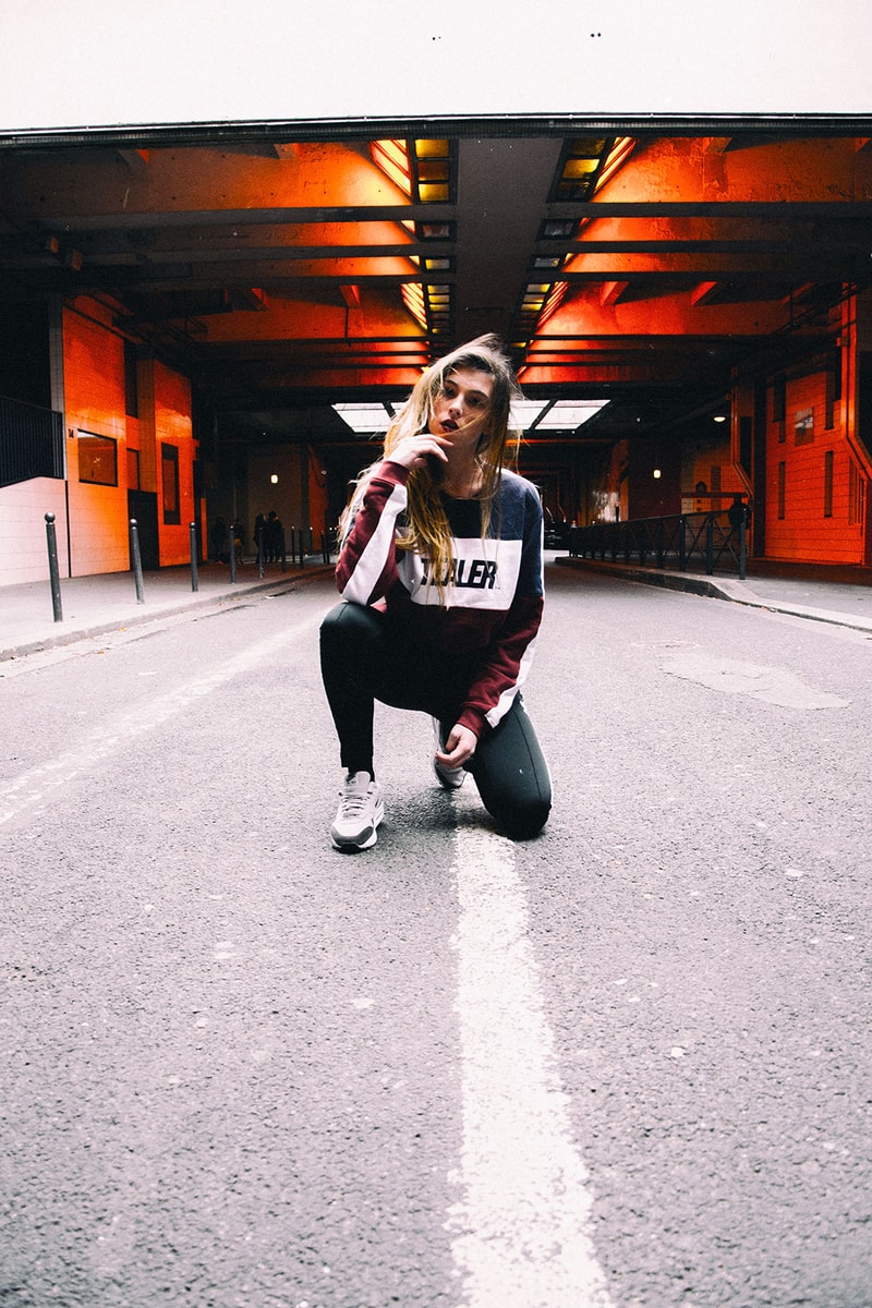 TEALER 2017 Fall Winter lookbook collection french paris tricolor branding sweaters hoodies pants