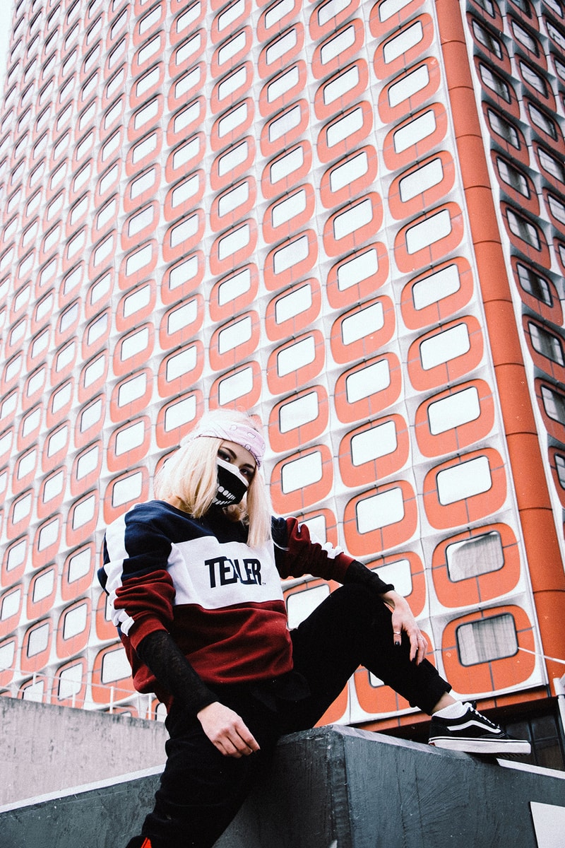 TEALER 2017 Fall Winter lookbook collection french paris tricolor branding sweaters hoodies pants