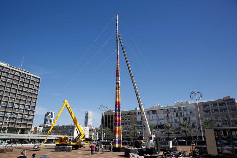 Tel Aviv Builds Tallest Lego Tower In Memory of an Eight-Year-Old Boy