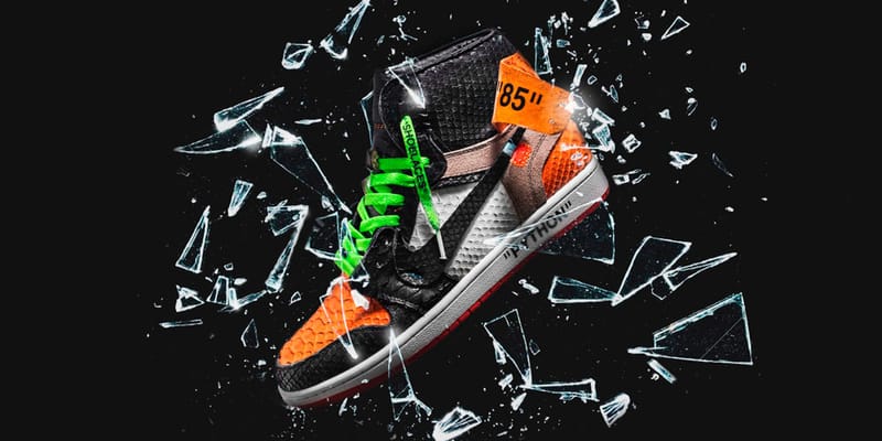 off white python sneakers