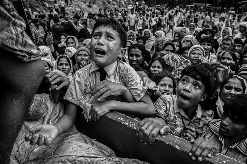 Time Magazine Top 10 Photos of 2017 Harvest Festival Tragedy Bangladesh Starvation Polar Bear Artic Conservation