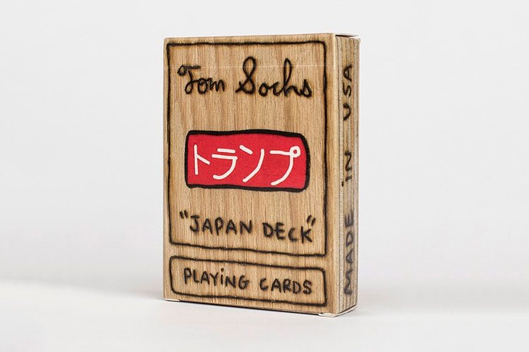 Tom Sachs Creates "Japan Deck" Plywood Playing Cards About Tea Ceremonies