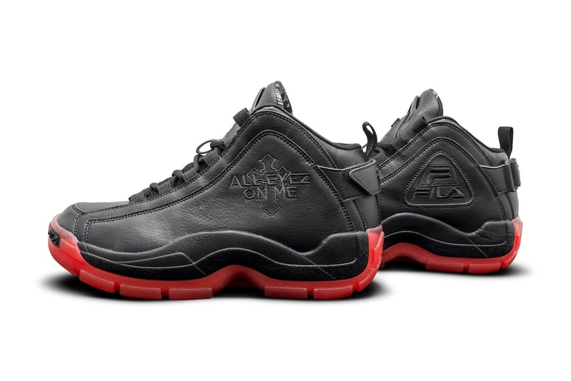 FILA 96GL All Eyez on Me Tupac Shakur 2Pac Black Red 2017 December Release Date Info Sneakers Shoes Footwear Retro Reissue Grant Hill