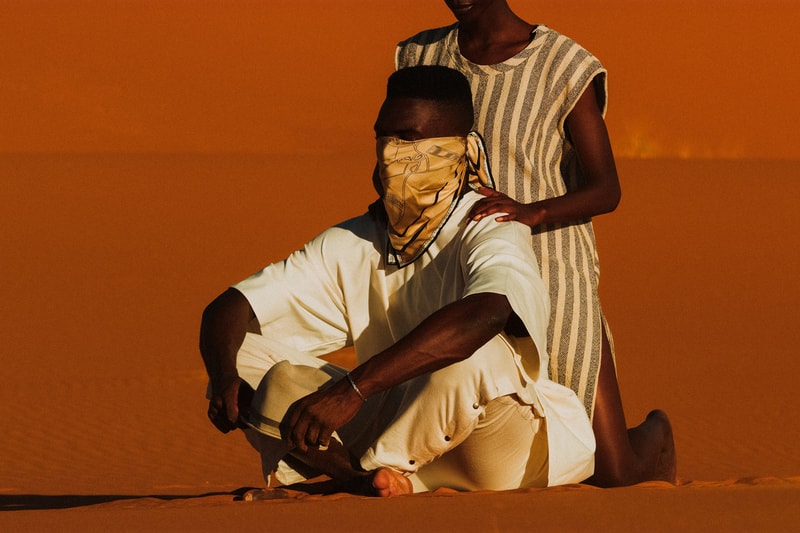 Twelvepieces Debuts Second Collection Roots fashion Egyptian tunic garb Egypt Middle East Arab Arabic style bandana