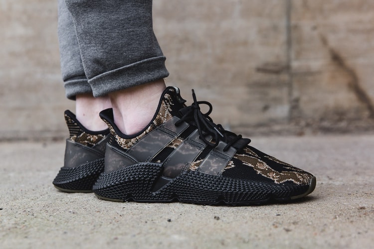 UNDEFEATED x adidas Originals Prophere In "Tiger Camo," an On-Feet Look