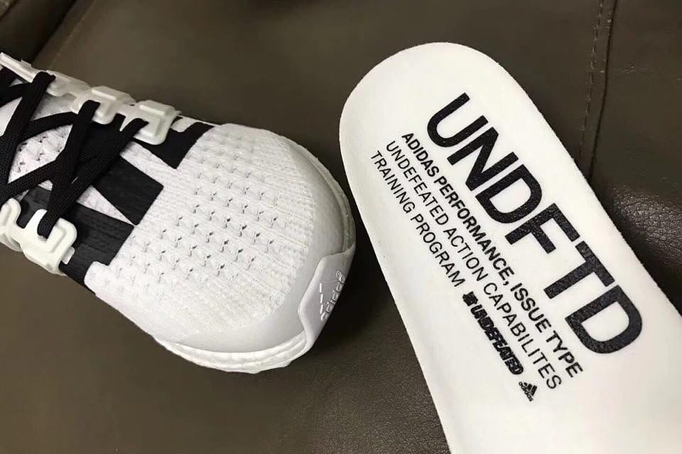 ultra boost x undefeated white