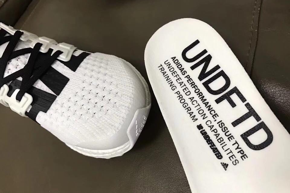 UNDEFEATED adidas UltraBOOST UNDFTD Black White Three Stripes Five Strikes