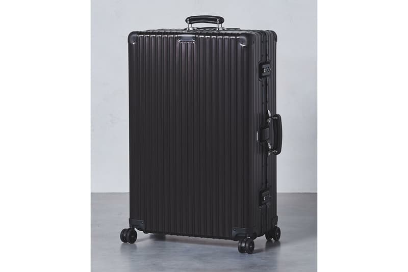 United Arrows RIMOWA Classic Flight Suitcase All Black exclusive release January 2018