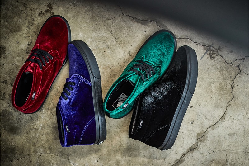 Vans Chukka Velvet Pack BILLYS Exclusive 2017 December Release Date Info Sneakers Shoes Footwear Japan Red Burgundy Cordovan Purple Green Black