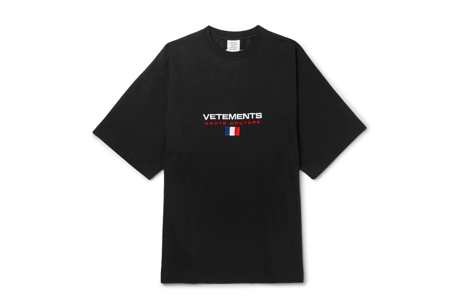 Vetements 2018 Spring Summer First Drop Levi's Jeans Staff T-Shirt Hoodie