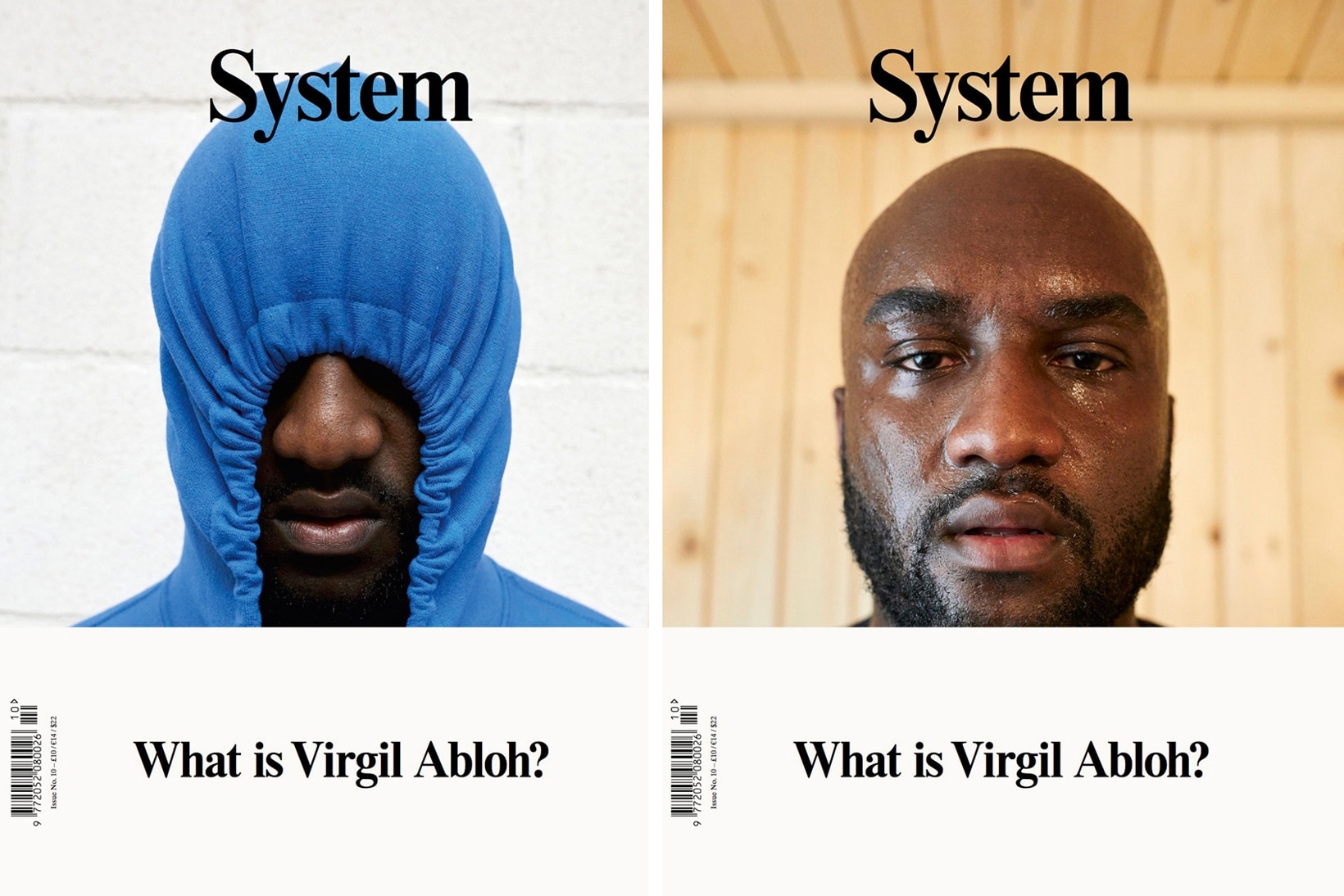 Virgil Abloh System Magazine Cover Signing London England United Kingdom 2017 December 4 Monday Shreej Newsagents Cover issue 10 ten