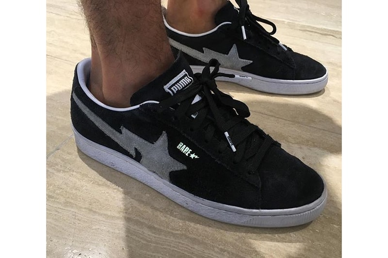 Yassine Saidi BAPE PUMA Basket Classic Jeff Staple