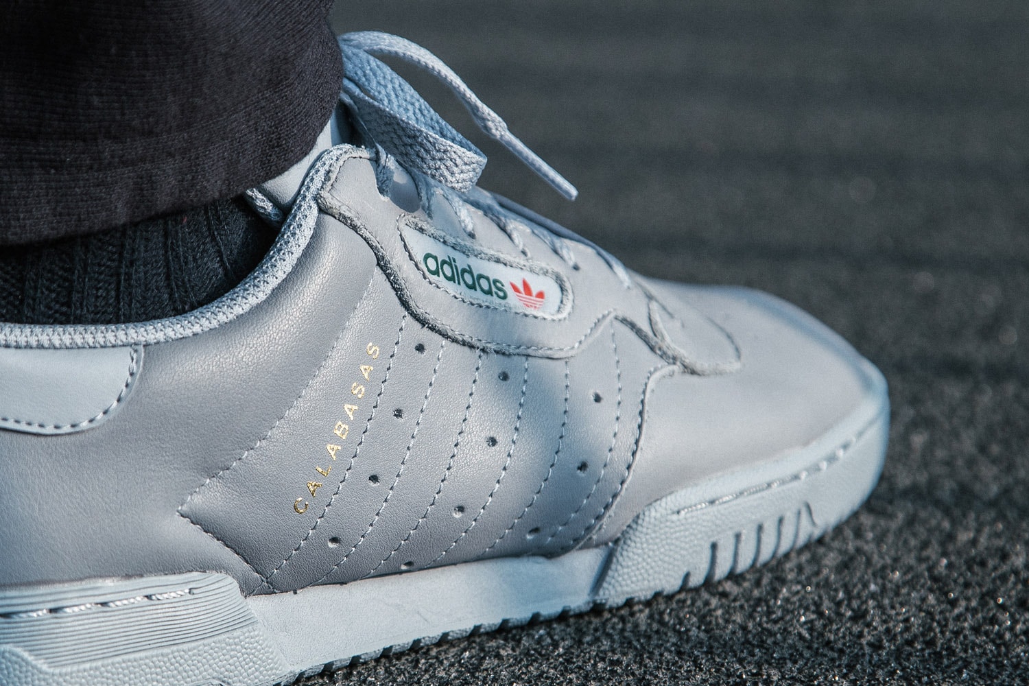 adidas Originals YEEZY Powerphase Grey Kanye West HBX Raffle Footwear Sneakers Fashion Release Info Date Details