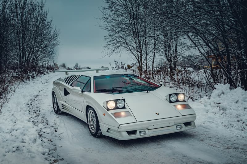 1991 Lamborghini Countach 25th Anniversary Auction RM Sothebys White