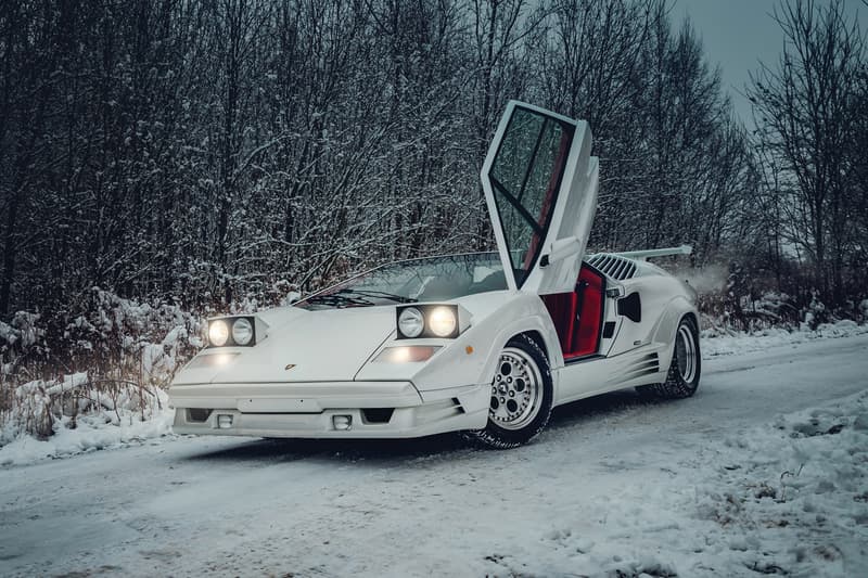 1991 Lamborghini Countach 25th Anniversary Auction RM Sothebys White