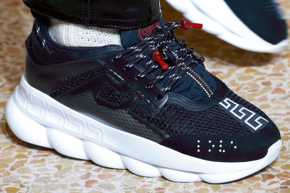 Versace shoes chain reaction sneakers Clearance