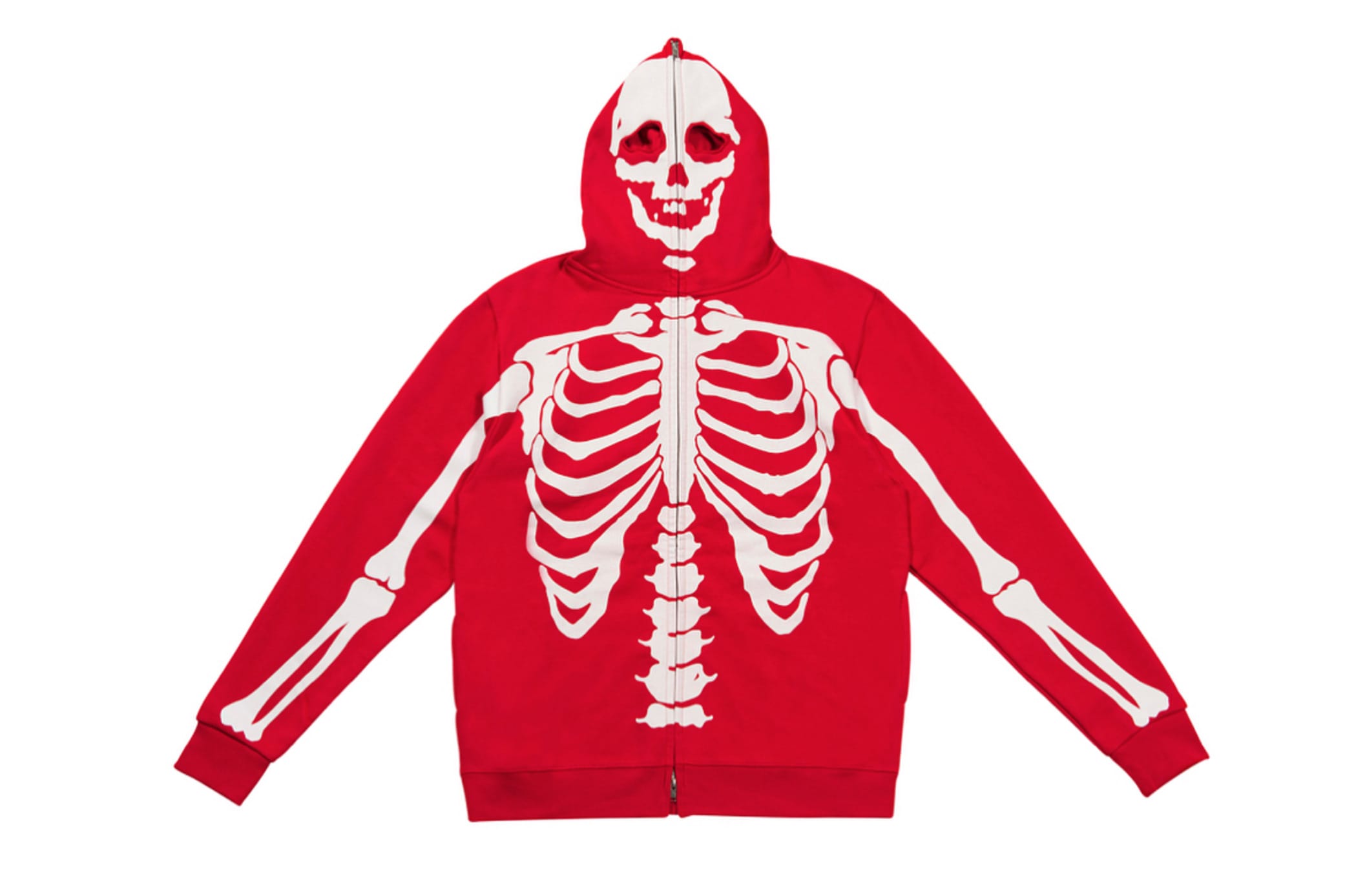supreme red skeleton jacket