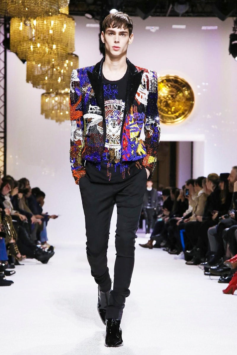 Balmain 2018 Fall/Winter Collection paris fashion week men's 2018 fall winter