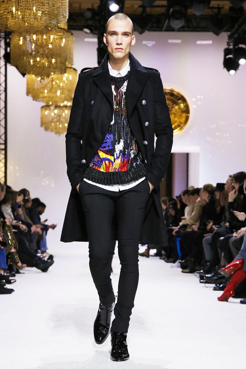 Balmain 2018 Fall/Winter Collection paris fashion week men's 2018 fall winter