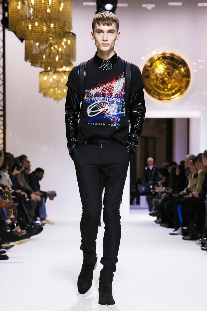 Balmain 2018 Fall/Winter Collection paris fashion week men's 2018 fall winter