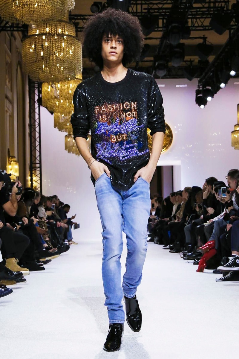 Balmain 2018 Fall/Winter Collection paris fashion week men's 2018 fall winter