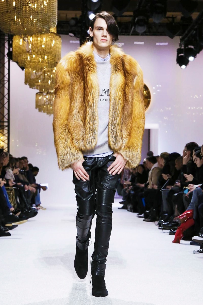 Balmain 2018 Fall/Winter Collection paris fashion week men's 2018 fall winter