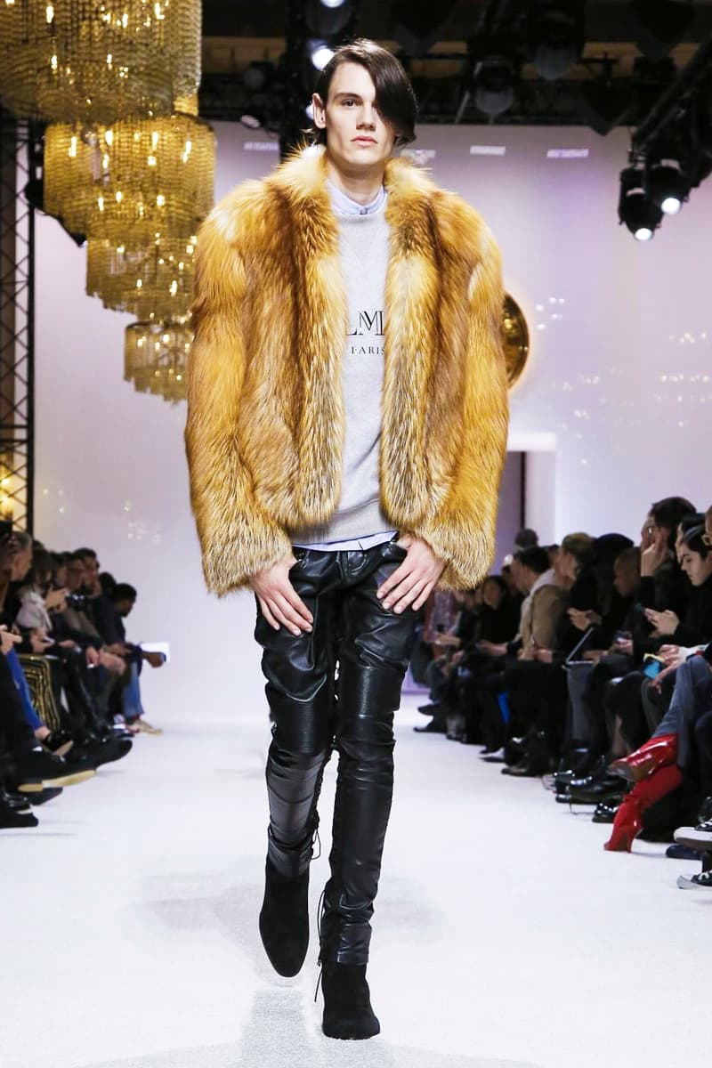 Balmain 2018 Fall/Winter Collection paris fashion week men's 2018 fall winter