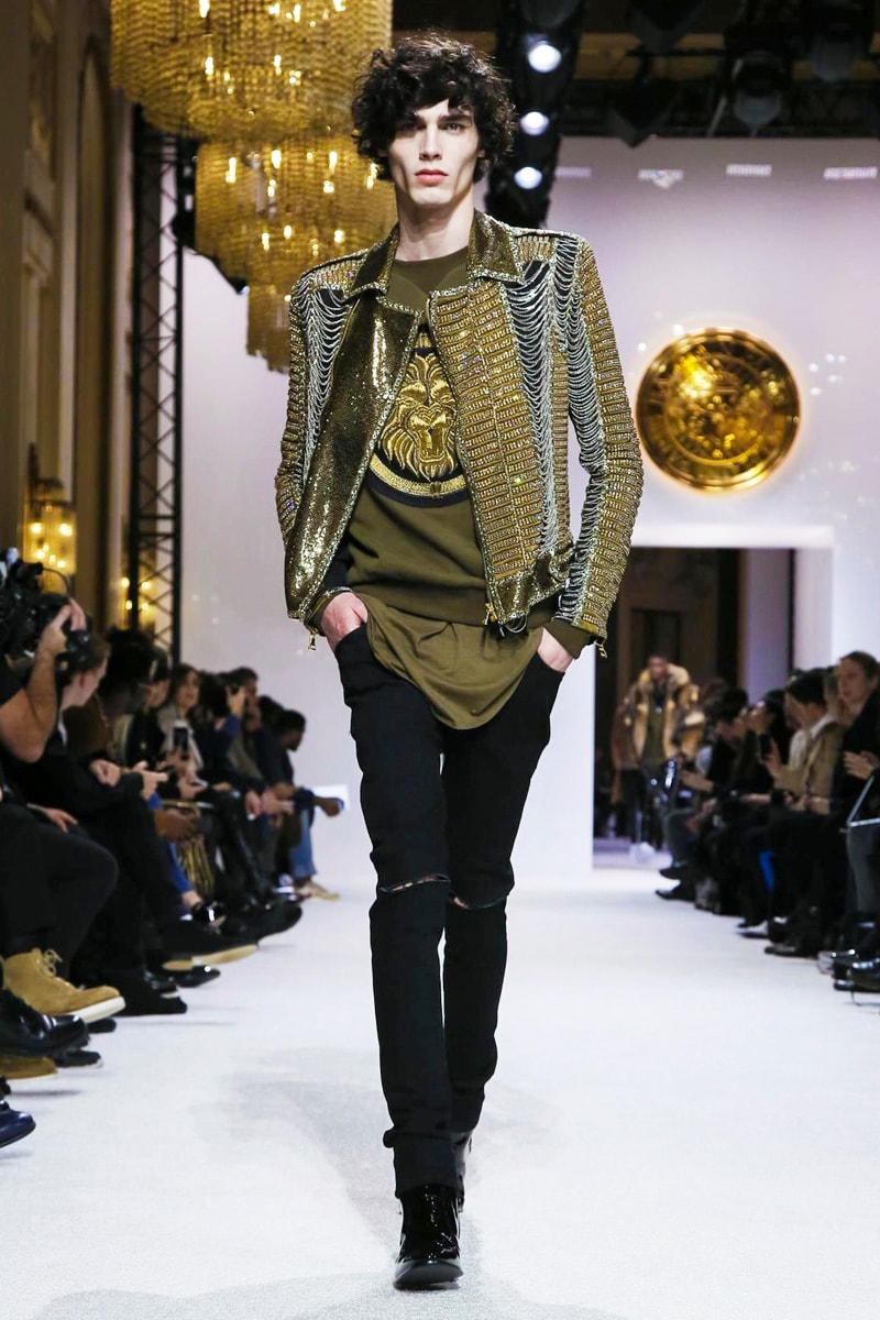 Balmain 2018 Fall/Winter Collection paris fashion week men's 2018 fall winter