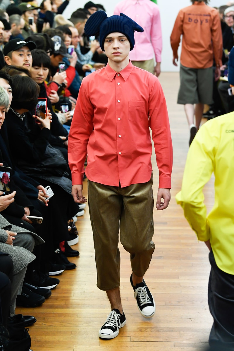 COMME des GARÇONS Shirt Fall/Winter 2018 Show Collection Menswear Paris Fashion Week