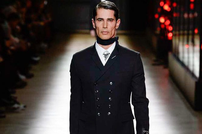 Dior Homme Taps Tribal Graphic-Emblazoned Suits for Fall/Winter 2018