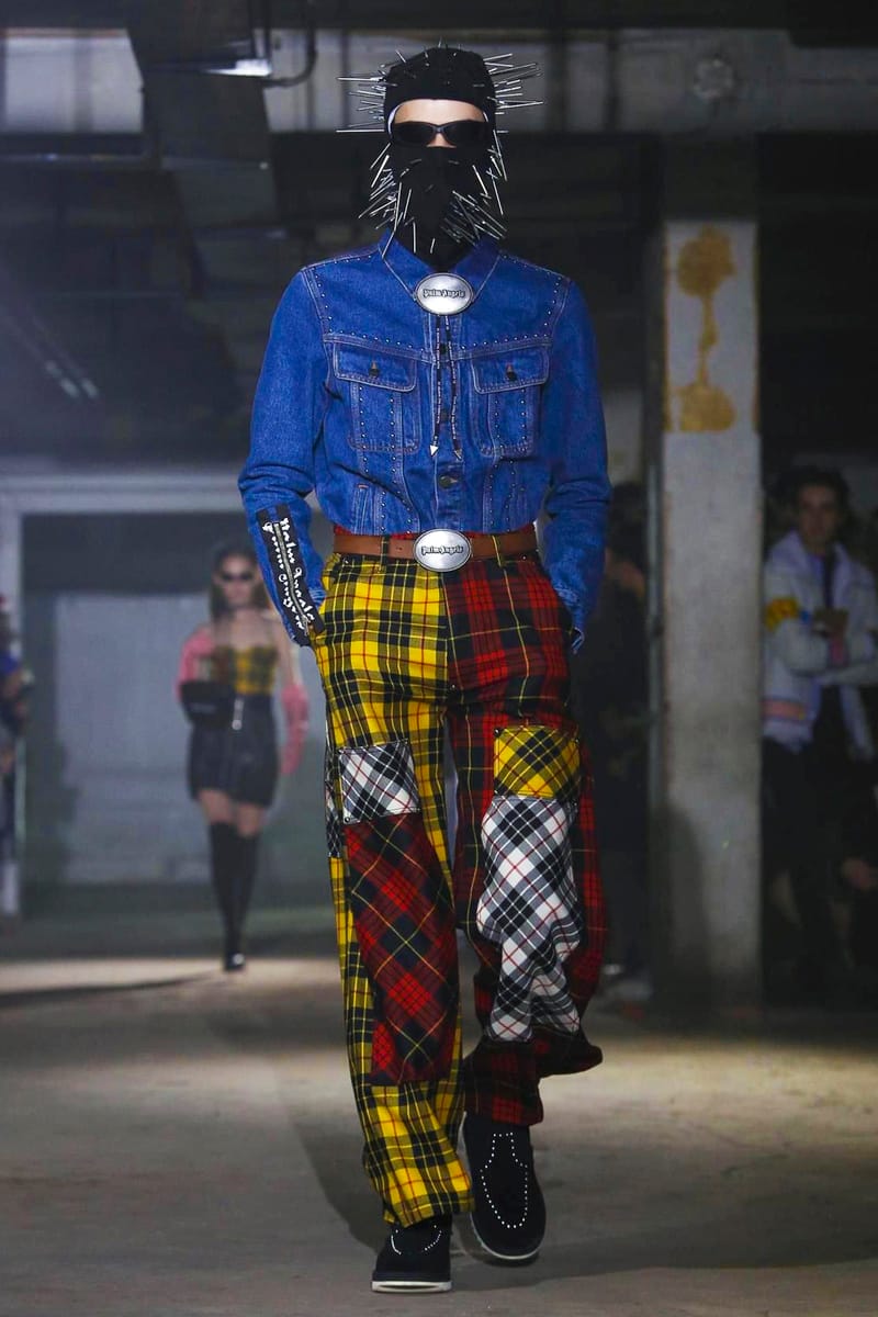 palm angels tartan pants