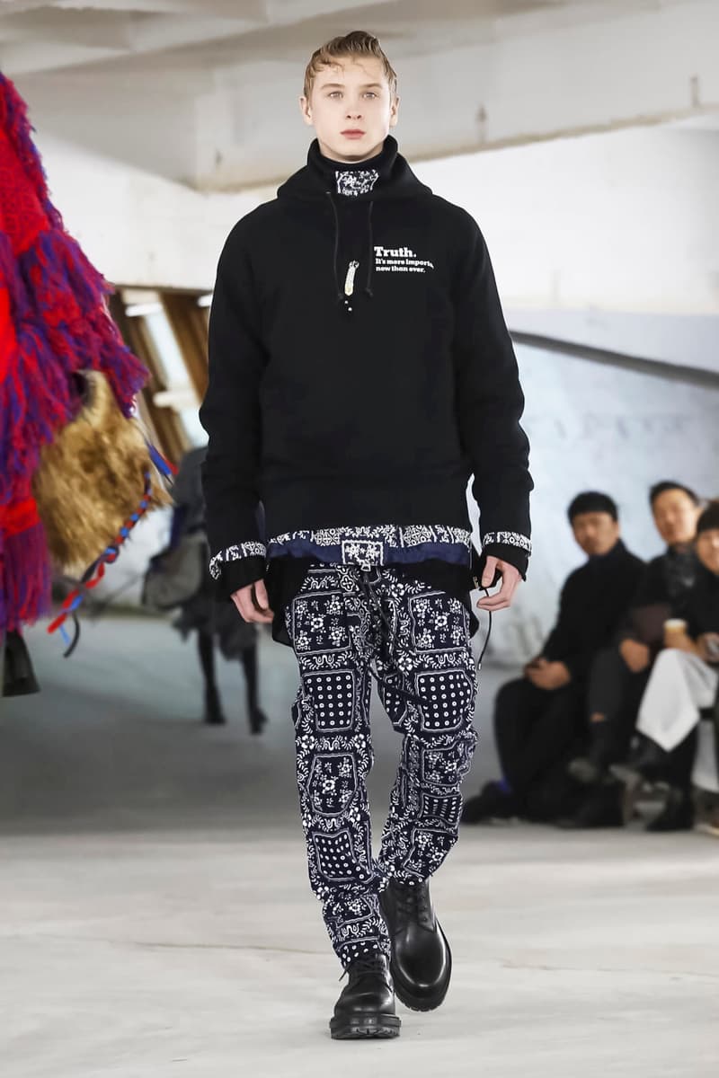 Sacai 2018 Fall/Winter Collection paris fashion week men's 2018 fall winter