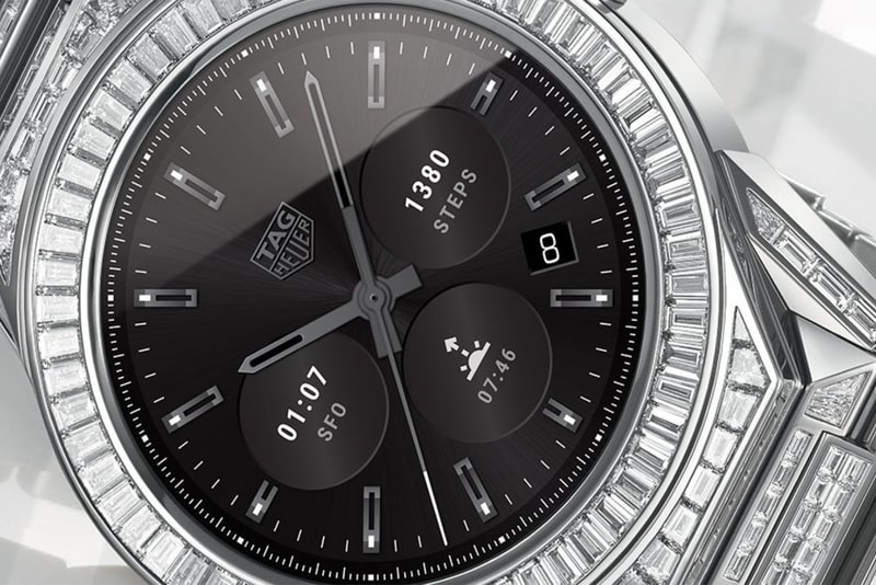 TAG Heuer 589 Diamonds Connected Modular 45 Watch $197,000 23.35 carats Watches Timepieces