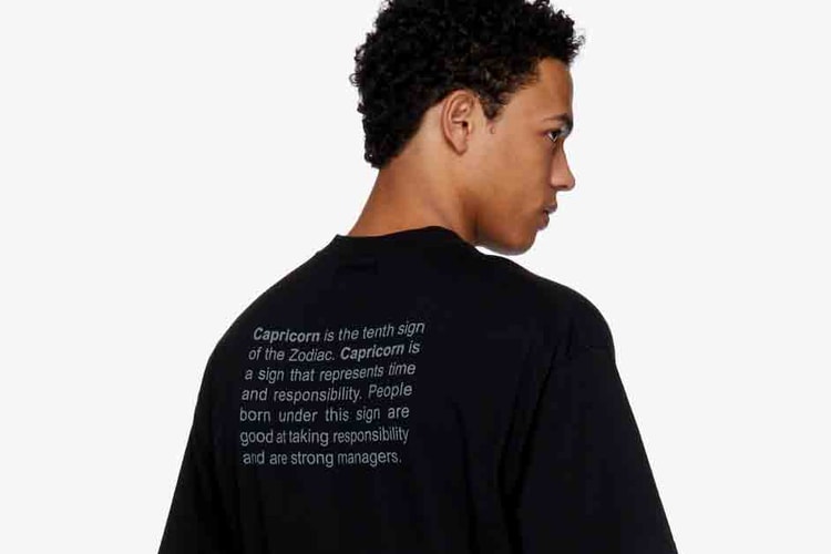 Vetements Drops Extensive Zodiac T-Shirt Collection