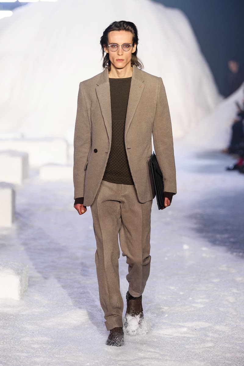 Ermenegildo Zegna Presents Fall/Winter 2018 Milan Fashion Week Classic Suiting Investment Pieces Menswear Groomsmen Groom Wedding Wool Mens Suits Long Coats