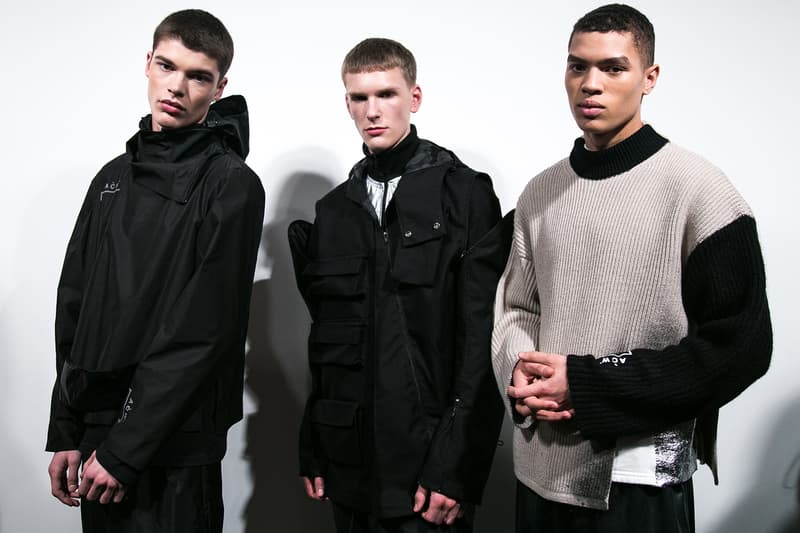 A-COLD-WALL* Fall/Winter 2018 Backstage London Fashion Week: Men's