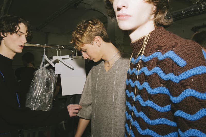 Acne Studios Fall Winter 2018 Backstage Collection Paris Fashion Week Mens Menswear