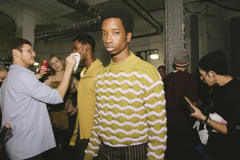 Acne Studios Fall Winter 2018 Backstage Collection Paris Fashion Week Mens Menswear