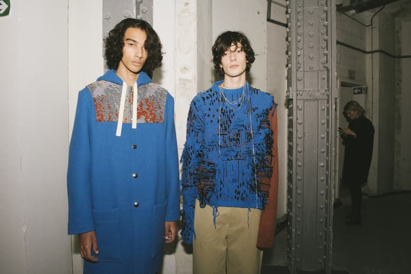 Acne Studios Fall Winter 2018 Backstage Collection Paris Fashion Week Mens Menswear